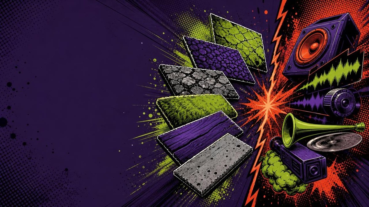 Abstract cover artwork for Want to swap image textures with a sound designer
