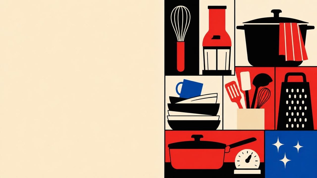 Abstract cover artwork for Looking for a kitchen-tool maker for a real weeknight stress test