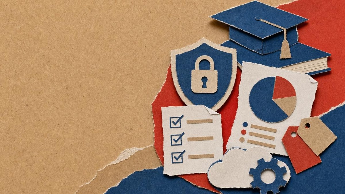 Abstract cover artwork for Looking for a teacher to explain data privacy without scare tactics