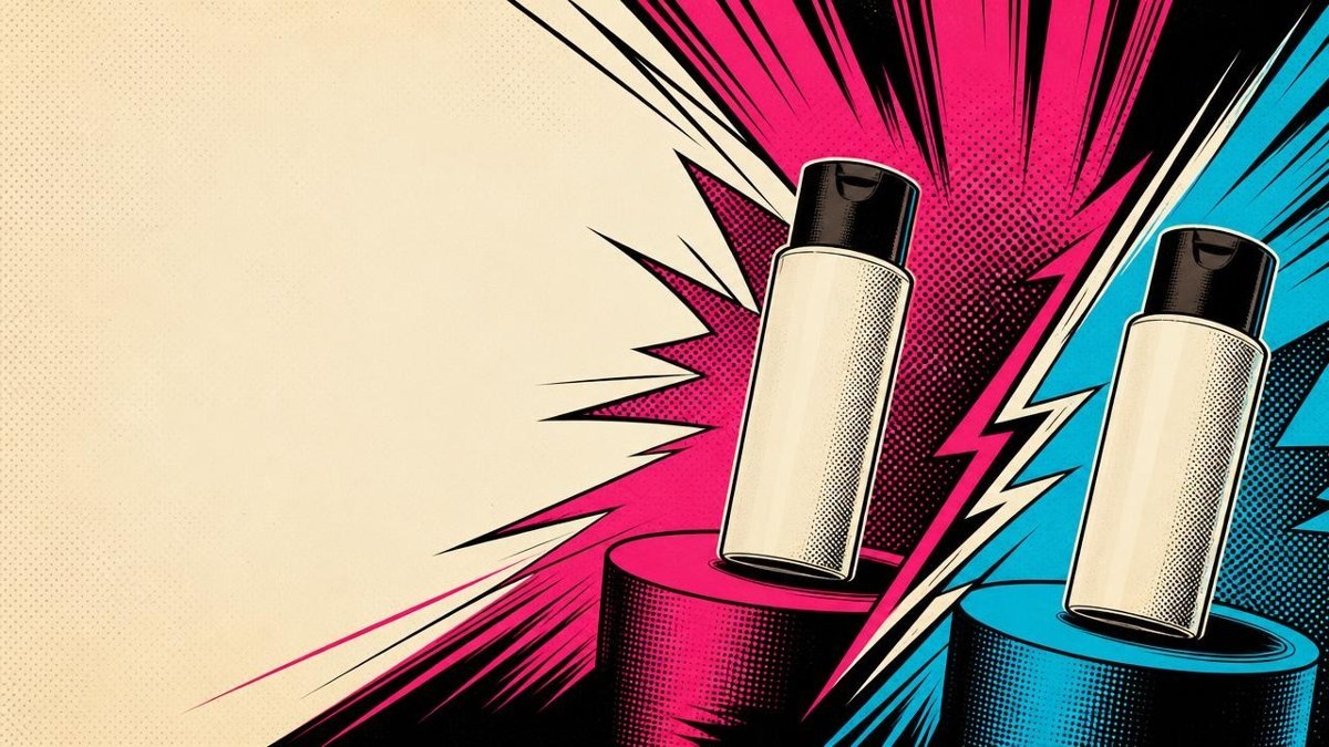 Cover artwork for Let’s film two creator takes on the same product